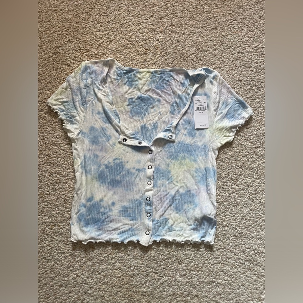 NWT crop tie dye summer shirt